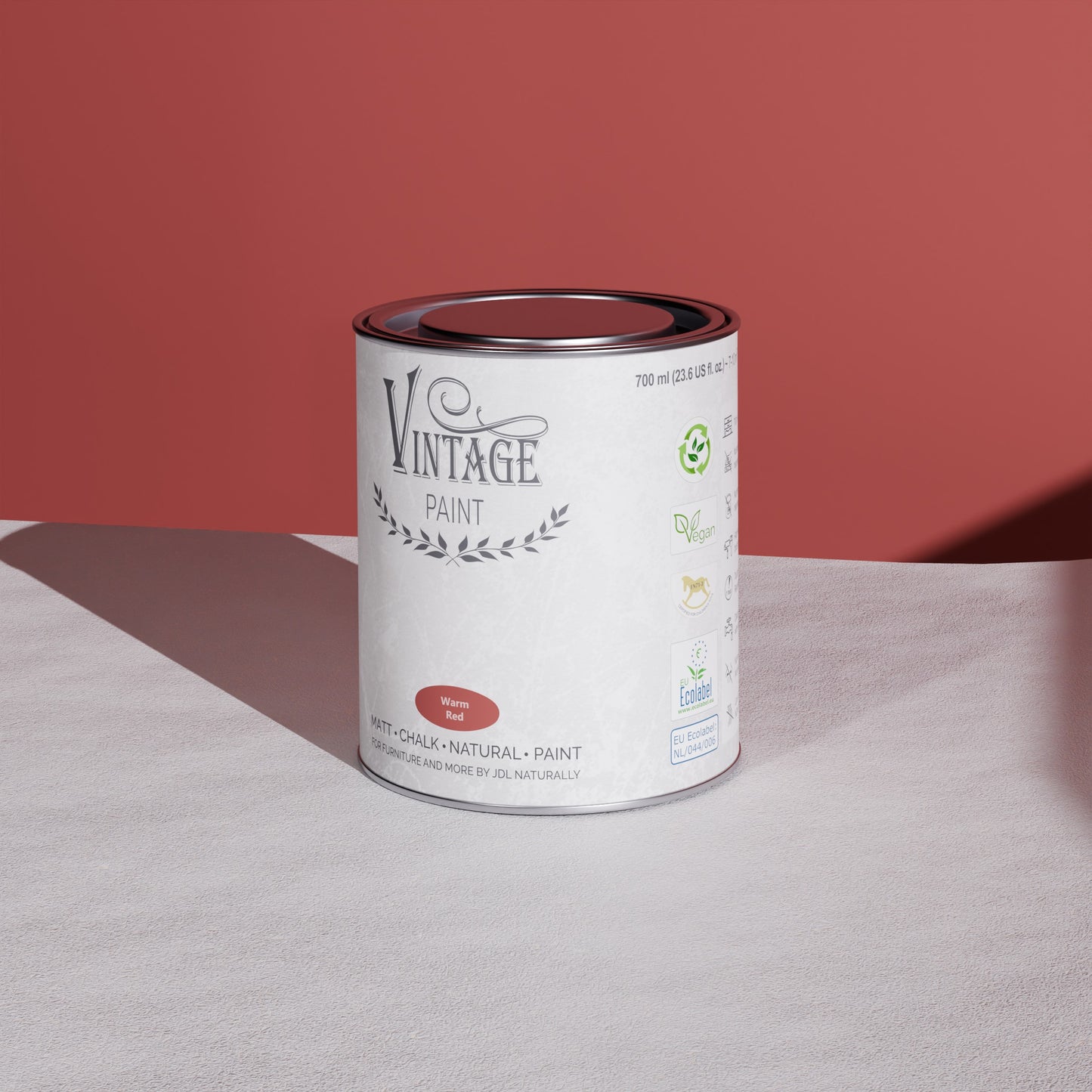 Vintage Paint - Warm Red